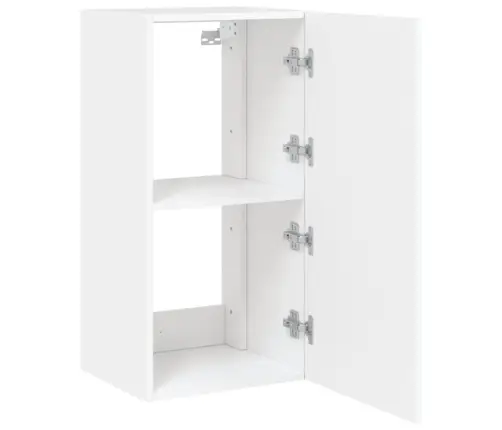 Tv Galdiņš Ar Led Lampiņām, Balti, 40,5X35X80 Cm Vidaxl