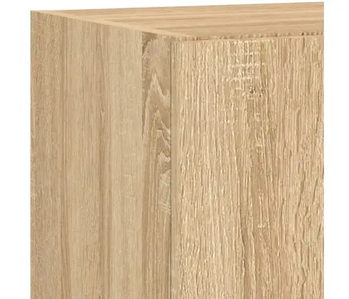Tv Plaukti Ar Led Lampiņām, 40,5X35X80 Cm, Koka Krāsā Vidaxl Tv Plaukti Ar Led Lampiņām, 40,5X35X80 Cm, Koka Krāsā Vidaxl