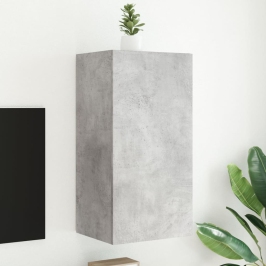 Tv Galdiņi Ar Led Lampiņām, Betona Pelēki, 40,5X35X80 Cm Vidaxl