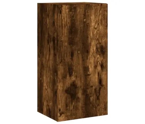 Tv Plaukti Ar Led Lampiņām, 40,5X35X80 Cm, Ozolkoka Krāsā Vidaxl