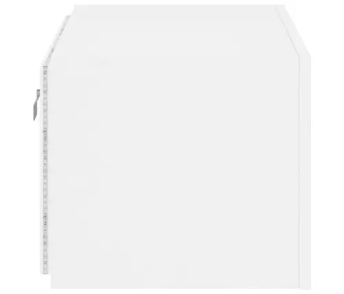 Tv Galdiņš Ar Led Lampiņām, Balti, 60X35X31 Cm Vidaxl