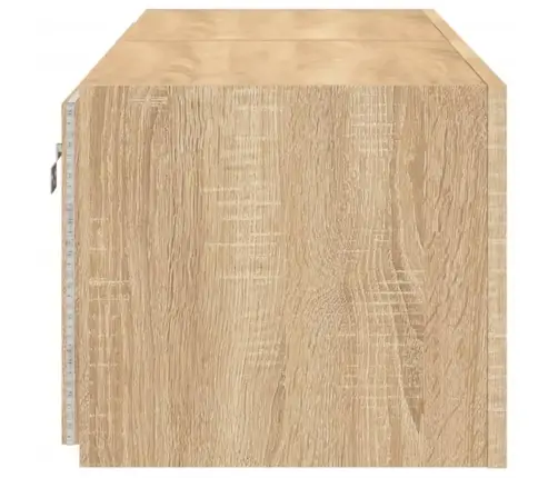 Tv Plaukti Ar Led Lampiņām, 2 Gab., 60X35X31 Cm, Koka Krāsa Vidaxl