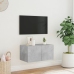 Tv Galdiņi Ar Led Lampiņām, Betona Pelēki, 60X35X31 Cm Vidaxl