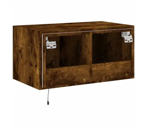 Tv Plaukti Ar Led Lampiņām, 60X35X31 Cm, Ozolkoka Krāsā Vidaxl Tv Plaukti Ar Led Lampiņām, 60X35X31 Cm, Ozolkoka Krāsā Vidaxl