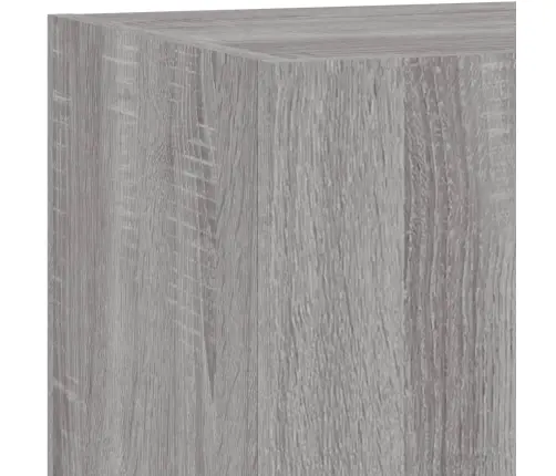 Tv Skapītis Ar Led Lampiņām, Pelēka Ozola Krāsa, 60X35X31 Cm Vidaxl