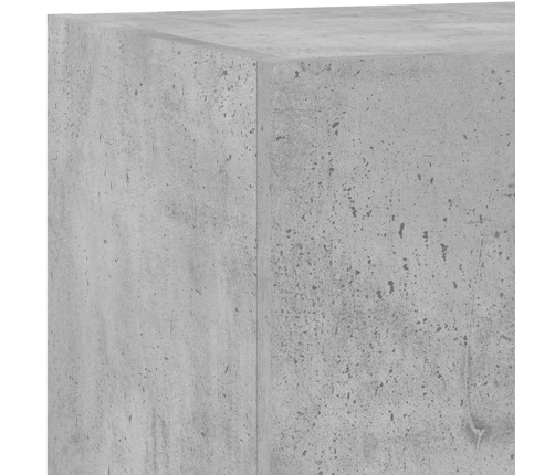 Tv Galdiņi Ar Led Lampiņām, Betona Pelēki, 80X35X31 Cm Vidaxl