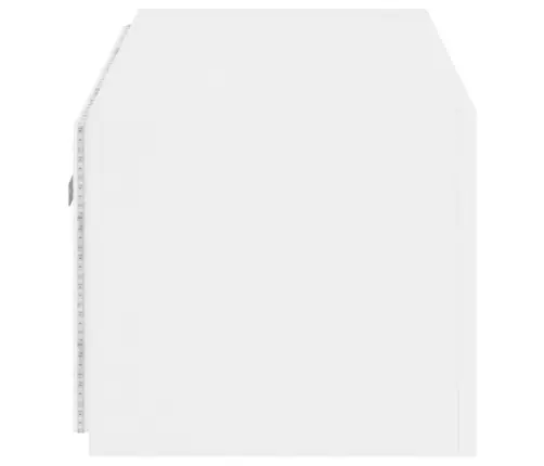 Sieninė Tv Spintelė Su Led Lemputėmis, Balta, 100X35X31Cm