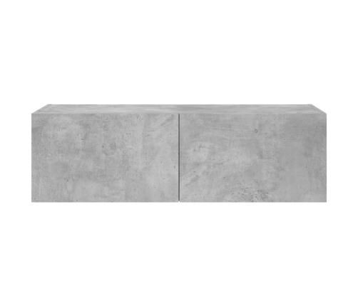 Tv Galdiņi Ar Led Lampiņām, Betona Pelēki, 100X35X31 Cm Vidaxl