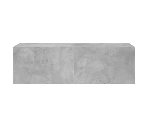 Tv Galdiņi Ar Led Lampiņām, Betona Pelēki, 100X35X31 Cm Vidaxl