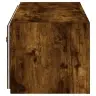 Tv Plaukti Ar Led Lampiņām, 100X35X31 Cm, Ozolkoka Krāsā Vidaxl