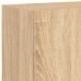 Teleri Seinakapid Led-Tuledega 2 Tk, Sonoma Tamm, 60X35X41 Cm