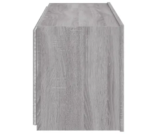 Tv Plaukti Ar Led Lampiņām, 2 Gab., 60X35X41 Cm, Pelēka Ozola Vidaxl