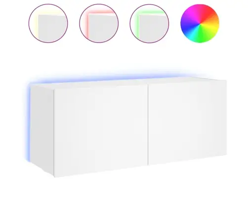 Teleri Seinakapp Led-Tuledega, Valge, 100 X 35 X 41 Cm