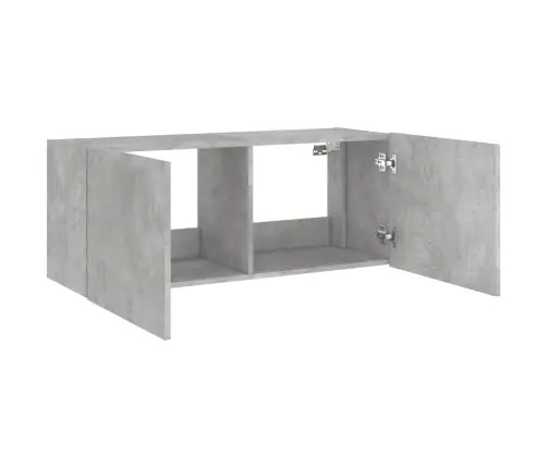 Tv Galdiņi Ar Led Lampiņām, Betona Pelēki, 100X35X41 Cm Vidaxl Tv Galdiņi Ar Led Lampiņām, Betona Pelēki, 100X35X41 Cm Vidaxl