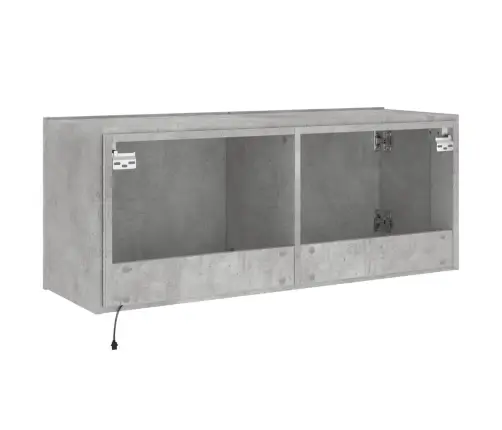 Tv Galdiņi Ar Led Lampiņām, Betona Pelēki, 100X35X41 Cm Vidaxl Tv Galdiņi Ar Led Lampiņām, Betona Pelēki, 100X35X41 Cm Vidaxl