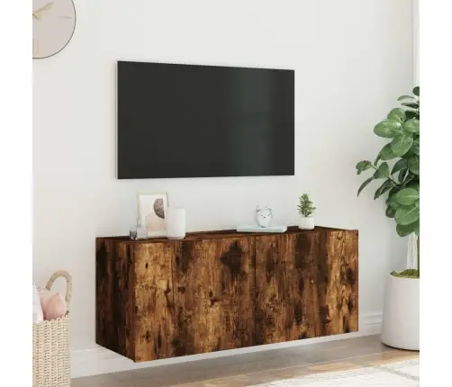 Tv Plaukti Ar Led Lampiņām, 100X35X41 Cm, Ozolkoka Krāsā Vidaxl Tv Plaukti Ar Led Lampiņām, 100X35X41 Cm, Ozolkoka Krāsā Vidaxl