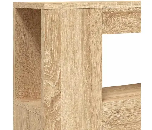 Gultas Galvgalis Ar Led, Ozola Krāsa, 100X18,5X103,5 Cm, Koks Vidaxl