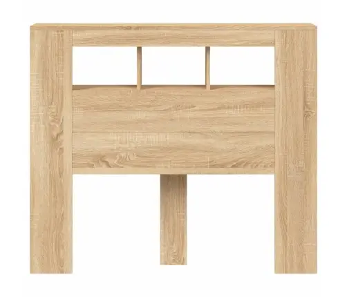 Gultas Galvgalis Ar Led, Ozola Krāsa, 120X18,5X103,5 Cm, Koks Vidaxl Gultas Galvgalis Ar Led, Ozola Krāsa, 120X18,5X103,5 Cm, Koks Vidaxl