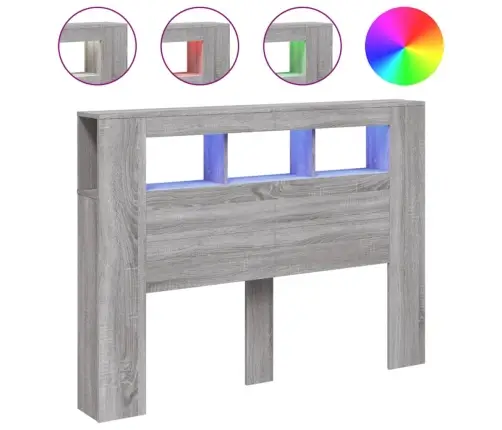 Led Galvūgalis, Pilkas Ąžuolo, 140X18,5X103,5cm Mediena