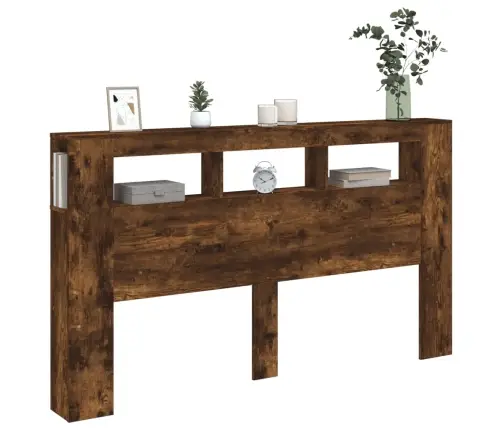 Voodipeats Lediga Suitsutatud Tamm 180X18,5X103,5 Cm Tehispuit Voodipeats Lediga Suitsutatud Tamm 180X18,5X103,5 Cm Tehispuit