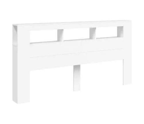 Voodipeats Lediga, Valge, 200 X 18,5 X 103,5 cm Tehispuit