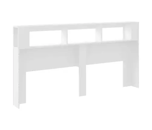 Voodipeats Lediga, Valge, 200 X 18,5 X 103,5 cm Tehispuit