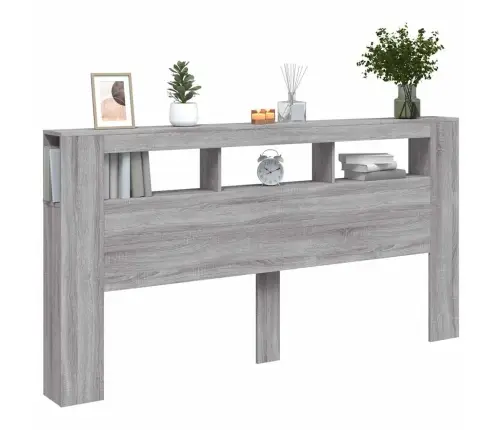 Led Galvūgalis, Pilkas Ąžuolo, 200X18,5X103,5cm Mediena