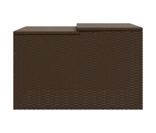 Robota Pļāvēja Garāža, Brūna, 86X90X52/57 Cm, Pe Rotangpalma Vidaxl