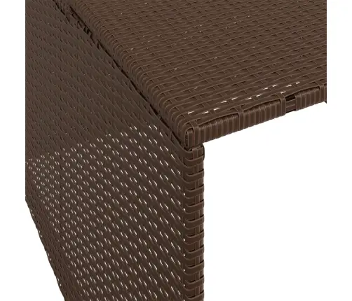 Robota Pļāvēja Garāža, Brūna, 86X90X52/57 Cm, Pe Rotangpalma Vidaxl