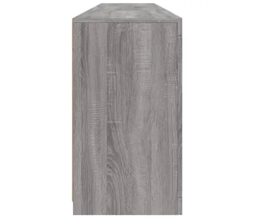 Kumode Ar Led Lampiņām, Pelēka Ozolkoka Krāsa, 181,5X37X67 Cm Vidaxl