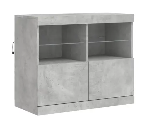 Puhvetkapp Led-Tulega, Betoonhall, 283 X 37 X 67 Cm