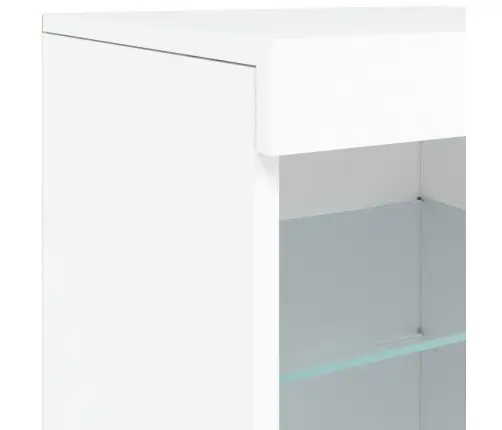 Puhvetkapp Led-Tulega, Valge, 162X37X67 Cm