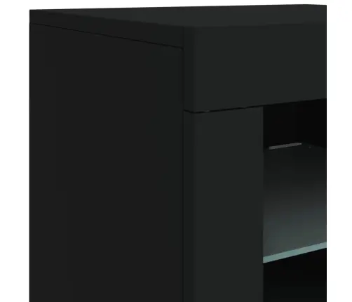 Puhvetkapp Led-Tulega, Must, 164 X 37 X 67 Cm