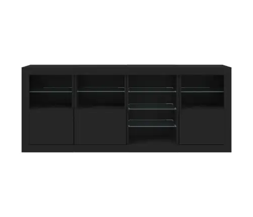 Puhvetkapp Led-Tulega, Must, 164 X 37 X 67 Cm