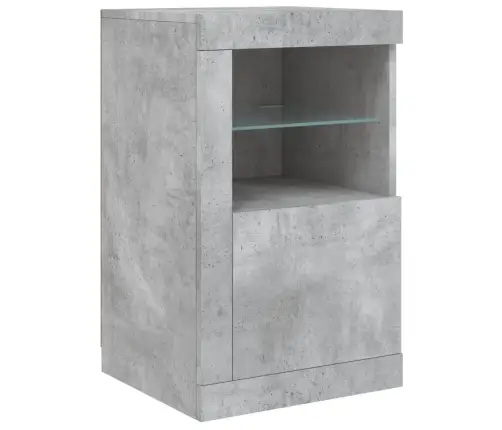 Puhvetkapp Led-Tulega, Betoonhall, 123 X 37 X 67 Cm