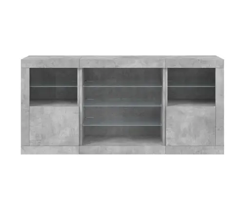 Puhvetkapp Led-Tulega, Betoonhall, 142,5 X 37 X 67 Cm