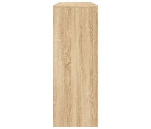 Puhvetkapid Led-Tuledega 3 Tk, Sonoma Tamm, Tehispuit