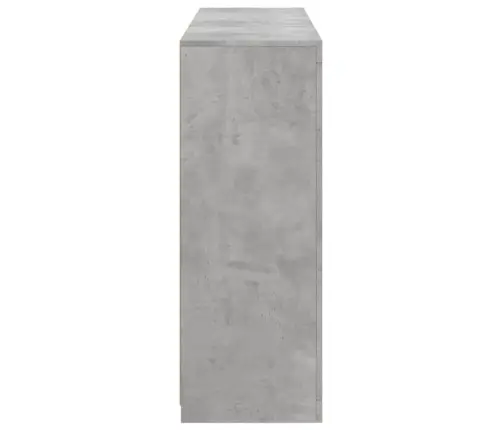 Kumodes Ar Led Apgaismojumu, 3 Gab., Betona Pelēks Vidaxl
