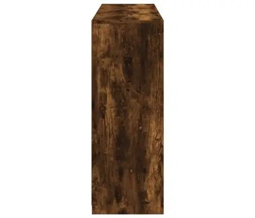 Šoninės Spintelės Su Led, 3Vnt., Dūminio Ąžuolo, Mediena