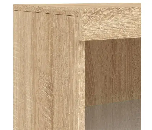 Kumodes Ar Led Apgaismojumu, 3 Gab., Ozolkoka Vidaxl