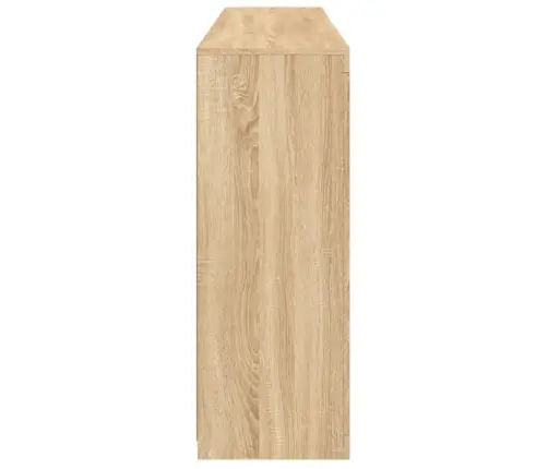 Šoninės Spintelės Su Led, 3Vnt., Ąžuolo, Apdirbta Mediena