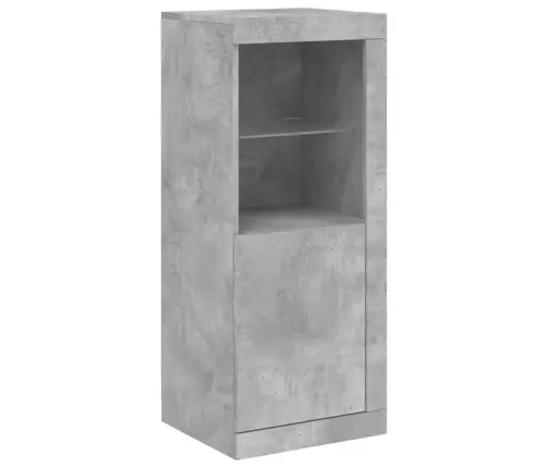 Kumodes Ar Led Apgaismojumu, 3 Gab., Betona Pelēks Vidaxl