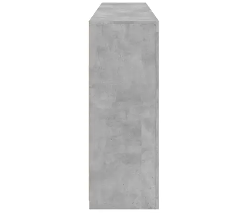 Kumode Ar Led Lampiņām, Betona Pelēka, 162X37X100 Cm Vidaxl