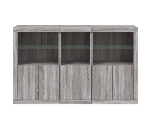 Puhvetkapp Led-Tuledega, Hall Sonoma Tamm, 162 X 37 X 100 Cm Puhvetkapp Led-Tuledega, Hall Sonoma Tamm, 162 X 37 X 100 Cm