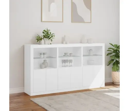 Puhvetkapp Led-Tulega, Valge, 181,5 X 37 X 100 Cm