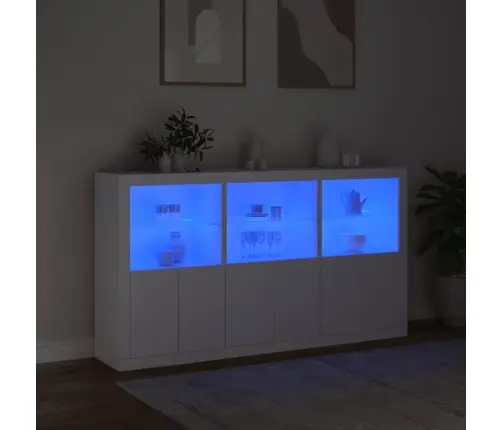 Puhvetkapp Led-Tulega, Valge, 181,5 X 37 X 100 Cm