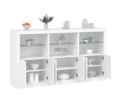 Puhvetkapp Led-Tulega, Valge, 181,5 X 37 X 100 Cm