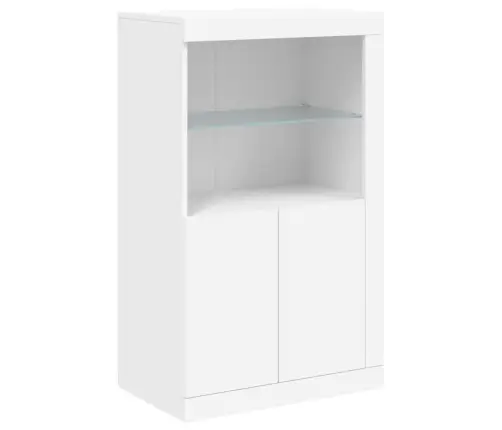 Kumode Ar Led Lampiņām, 162X37X100 Cm, Balta Vidaxl Kumode Ar Led Lampiņām, 162X37X100 Cm, Balta Vidaxl