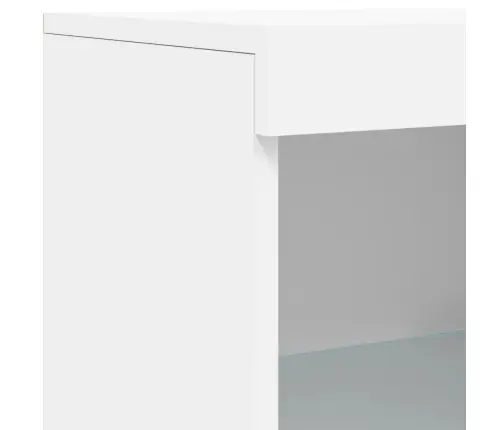 Kumode Ar Led Lampiņām, 162X37X100 Cm, Balta Vidaxl Kumode Ar Led Lampiņām, 162X37X100 Cm, Balta Vidaxl