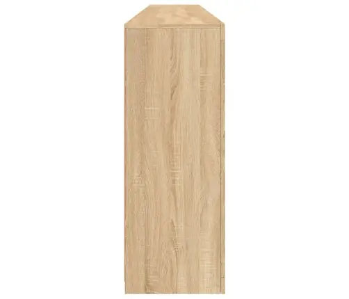 Kumode Ar Led Lampiņām, Ozolkoka Krāsa, 162X37X100 Cm Vidaxl